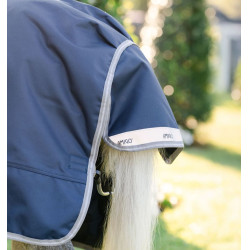 Horseware Amigo 1200D Plus Poney Turnout 0g Deken Marine / titaangrijs / zilver Marineblauw