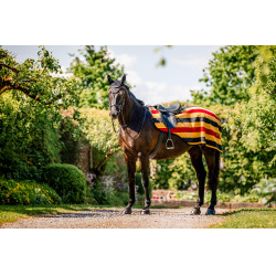 Vliegennet Horseware Newmarket WitGoud Zwart Vliegennet Horseware Newmarket WitGoud Zwart
