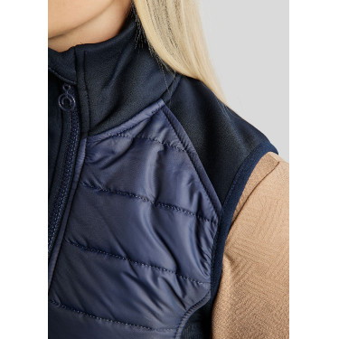 Mouwloze bodywarmer Montar Emma dames Marine Marineblauw