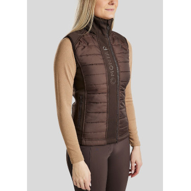 Mouwloze bodywarmer Montar Emma dames Bruin