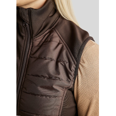 Mouwloze bodywarmer Montar Emma dames Bruin
