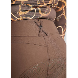 ESS Megan Vol 2 Curve damesrijbroek met hoge taille Bruin ESS Megan Vol 2 Curve damesrijbroek met hoge taille Bruin
