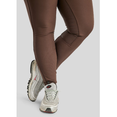 ESS Megan Vol 2 Curve damesrijbroek met hoge taille Bruin ESS Megan Vol 2 Curve damesrijbroek met hoge taille Bruin