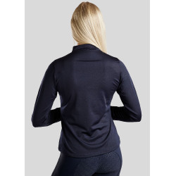 Wedstrijdpolo Montar Everly crystal logo lange mouwen dames Marine Marineblauw Wedstrijdpolo Montar Everly crystal logo lange mouwen dames Marine Marineblauw