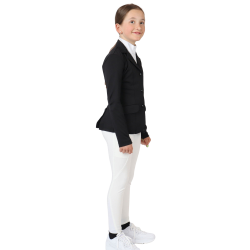 Wedstrijdjasje Montar Junior ton sur ton kristal Zwart