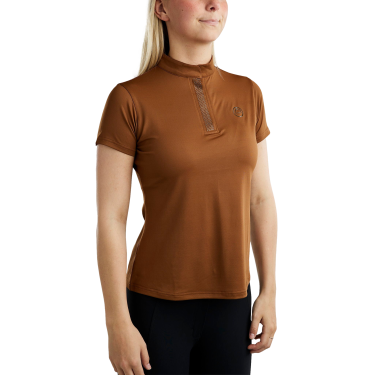 Montar MoBriella trainingsshirt met gun metal kristallen voor dames