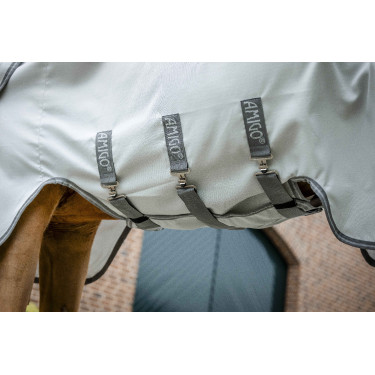 Horseware Amigo Ripstop Eczeemdeken Zilver / titaniumgrijs / zilver