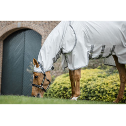 Horseware Amigo Ripstop Eczeemdeken Zilver / titaniumgrijs / zilver