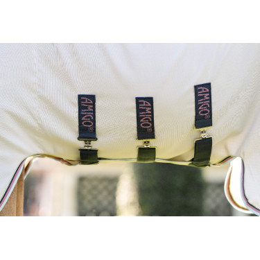 Horseware Amigo Ripstop Pony eczeemdeken Zilver / citroen / marine / roze / blauw