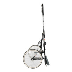 Sulky pony Finn-Tack R3 QH stangen staal Zwart