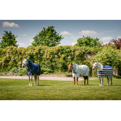 Vliegendeken Horseware Newmarket Plus Marine witney Marineblauw