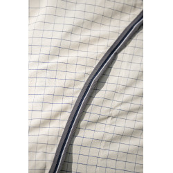 Vliegendeken Horseware Rambo Optimo Supreme Summer Sheet Plus CarreauxMarine / gris orage / argent Motieven