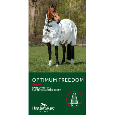 Vliegendeken Horseware Rambo Optimo Supreme Summer Sheet Plus Vliegendeken Horseware Rambo Optimo Supreme Summer Sheet Plus