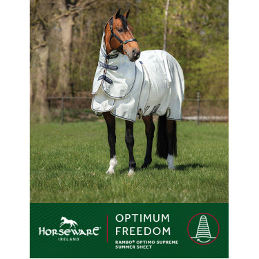 Vliegendeken Horseware Rambo Optimo Supreme Summer Sheet Plus Vliegendeken Horseware Rambo Optimo Supreme Summer Sheet Plus