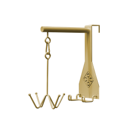 Haak voor hoofdstel Grooming Deluxe met 4 haken Goud