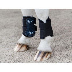 Turnoutschoenen Kentucky paardenmotief zwart Zwart Turnoutschoenen Kentucky paardenmotief zwart Zwart