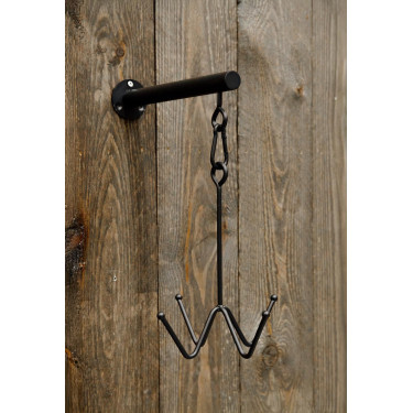 Hoofdstelhouder Grooming Deluxe 4 armen wandmontage Hoofdstelhouder Grooming Deluxe 4 armen wandmontage