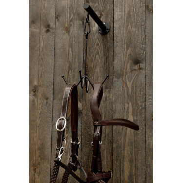 Hoofdstelhouder Grooming Deluxe 4 armen wandmontage Hoofdstelhouder Grooming Deluxe 4 armen wandmontage