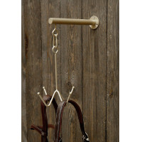 Hoofdstelhouder Grooming Deluxe 4 armen wandmontage Zwart