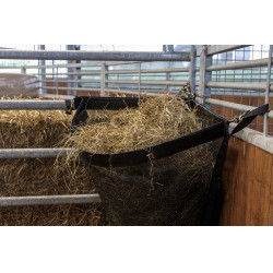 Kentucky hooinet voor in de hoek Zwart