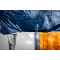 Horseware Ionic Therapy 50g staldeken Bleu imperial / argent /Marine Blauw