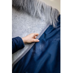Horseware Ionic Therapy 50g staldeken Bleu imperial / argent /Marine Blauw
