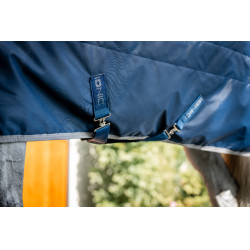 Horseware Ionic Therapy 50g staldeken Bleu imperial / argent /Marine Blauw