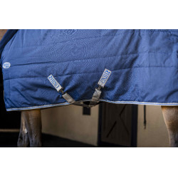 Horseware Rhino 350g VL staldeken Zwart / titaniumgrijs / klassiek blauw