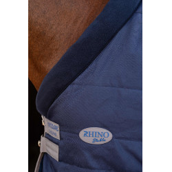 Horseware Rhino 350g VL staldeken Zwart / titaniumgrijs / klassiek blauw