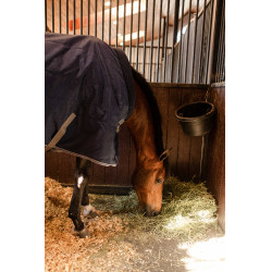 Horseware Rhino 350g VL staldeken Zwart / titaniumgrijs / klassiek blauw