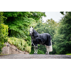 Amigo® Bravo 12 Plus Buitendeken (Licht 100g) Zwart / titaniumgrijs / zilver Amigo® Bravo 12 Plus Buitendeken (Licht 100g) Zwart / titaniumgrijs / zilver