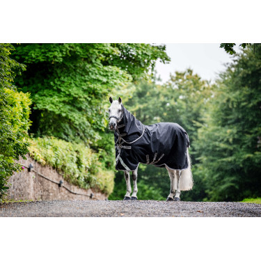 Amigo® Bravo 12 Plus Buitendeken (Licht 100g) Zwart / titaniumgrijs / zilver Amigo® Bravo 12 Plus Buitendeken (Licht 100g) Zwart / titaniumgrijs / zilver