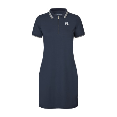 Kingsland KLNaira polojurk voor dames in piqué breisel Marine Marineblauw Kingsland KLNaira polojurk voor dames in piqué breisel Marine Marineblauw