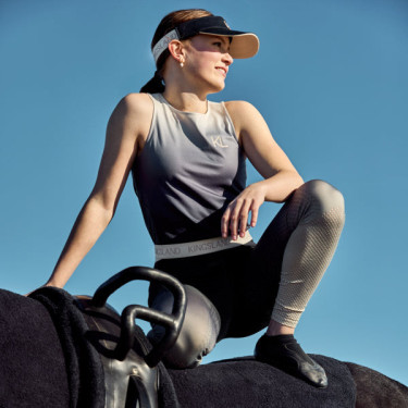 Mouwloos dames trainings-T-shirt Kingsland KLNaomi Marine Marineblauw