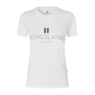 T-shirt Logo Kingsland Classic dames Wit T-shirt Logo Kingsland Classic dames Wit