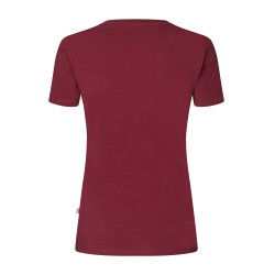 T-shirt Logo Kingsland Classic dames Nieuw bordeaux Rood