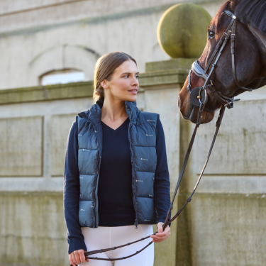 Damestrui Kingsland met V-hals Classic Marine Marineblauw