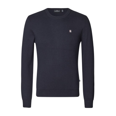 Kingsland Classic ronde hals trui heren Marine Marineblauw Kingsland Classic ronde hals trui heren Marine Marineblauw