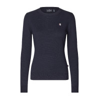 Dames trui Kingsland ronde hals Classic Marine Marineblauw