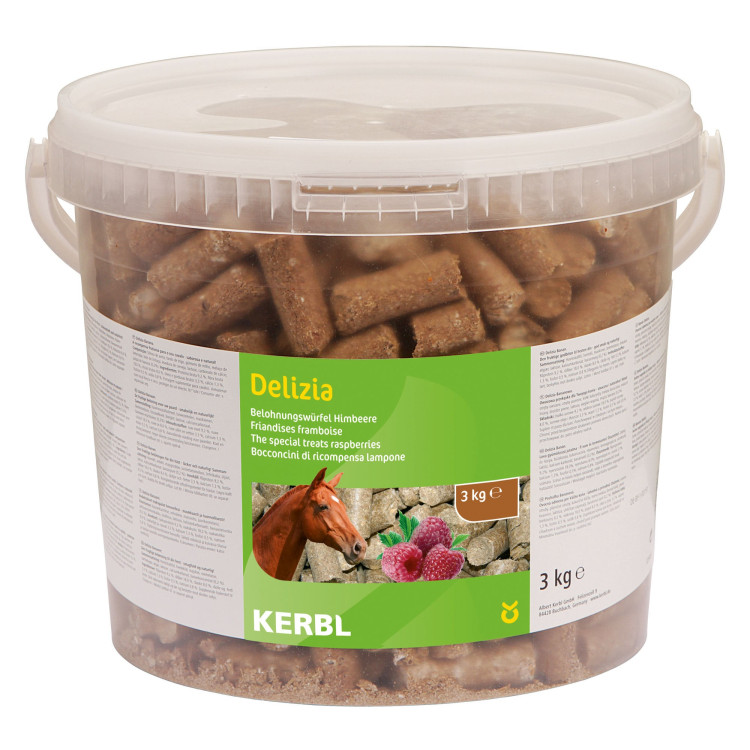 Delizia Framboos Kerbl Traktaties 3 kg Delizia Framboos Kerbl Traktaties 3 kg