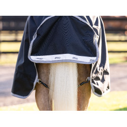 Horseware Amigo 1200D Plus Pony Turnout 250g deken Zwart / titaniumgrijs / zilver