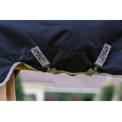 Horseware Amigo 1200D Plus Pony Turnout 250g deken Zwart / titaniumgrijs / zilver