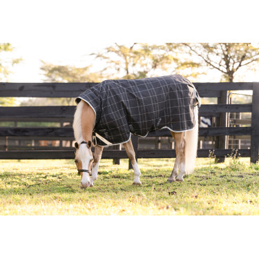 Horseware Amigo 1200D Poney Turnout 0g Deken Zwart / titaniumgrijs / zilver Horseware Amigo 1200D Poney Turnout 0g Deken Zwart / titaniumgrijs / zilver