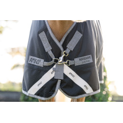 Horseware Amigo 1200D Poney Turnout 0g Deken Zwart / titaniumgrijs / zilver Horseware Amigo 1200D Poney Turnout 0g Deken Zwart / titaniumgrijs / zilver