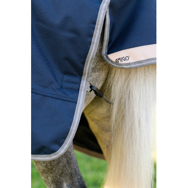 Horseware Amigo 1200D Pony Turnoutdeken 250g Marine / titaangrijs / zilver Marineblauw