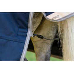 Horseware Amigo 1200D Pony Turnoutdeken 250g Marine / titaangrijs / zilver Marineblauw