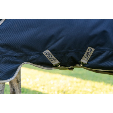 Horseware Amigo 1200D Poney Turnout 50g deken Marine / titaangrijs / zilver Marineblauw
