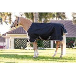 Horseware Amigo 1200D Poney Turnout 50g deken Zwart / titaniumgrijs / zilver Horseware Amigo 1200D Poney Turnout 50g deken Zwart / titaniumgrijs / zilver