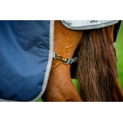 Horseware Amigo 1200D Turnout 0g deken Marine / titaangrijs / zilver Marineblauw