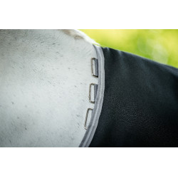 Horseware Amigo 1200D Turnout 250g deken Zwart / titaniumgrijs / zilver